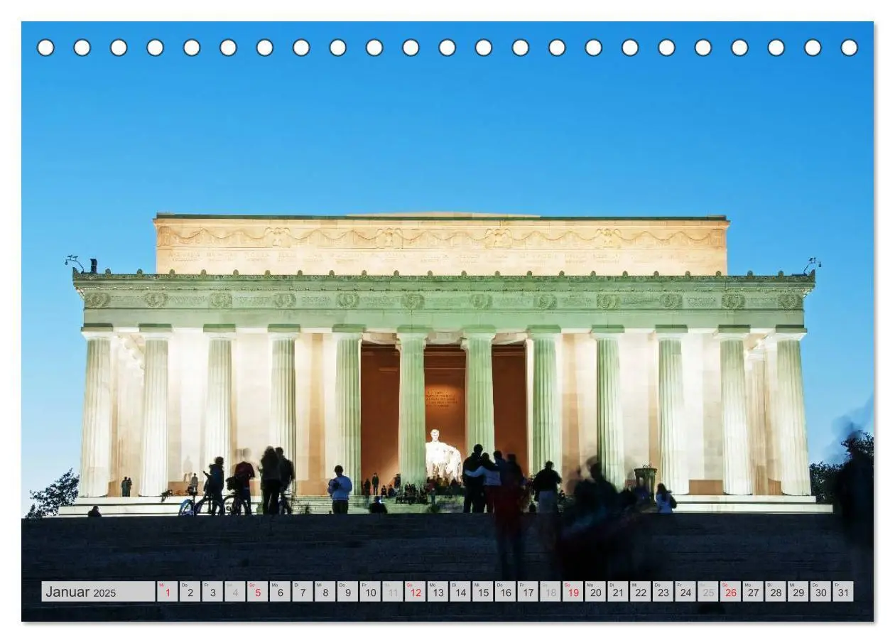 Bild: 9783435718764 | Washington D.C. (Tischkalender 2025 DIN A5 quer), CALVENDO...