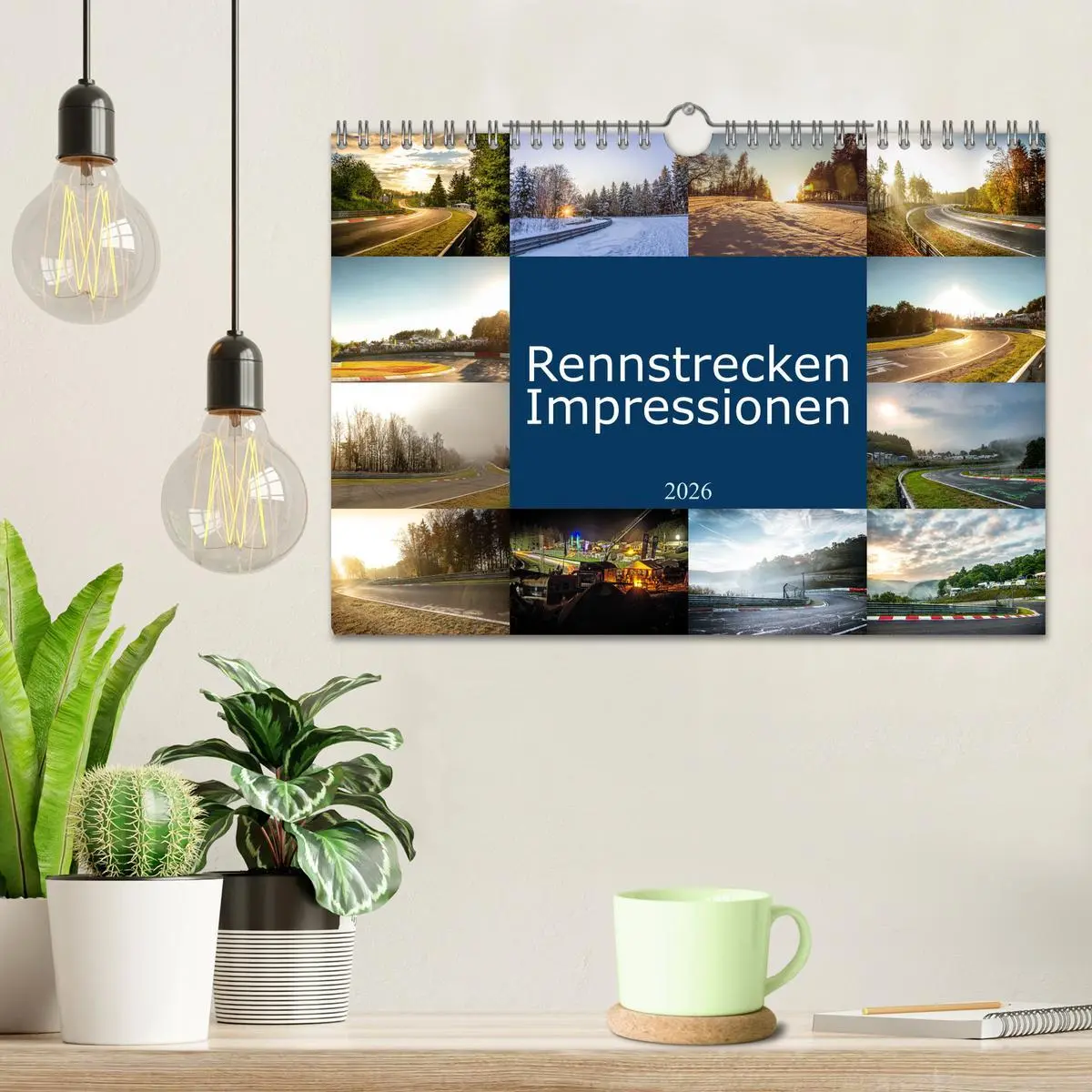 Bild: 9783457668764 | Rennstrecken Impressionen (Wandkalender 2026 DIN A4 quer), CALVENDO...