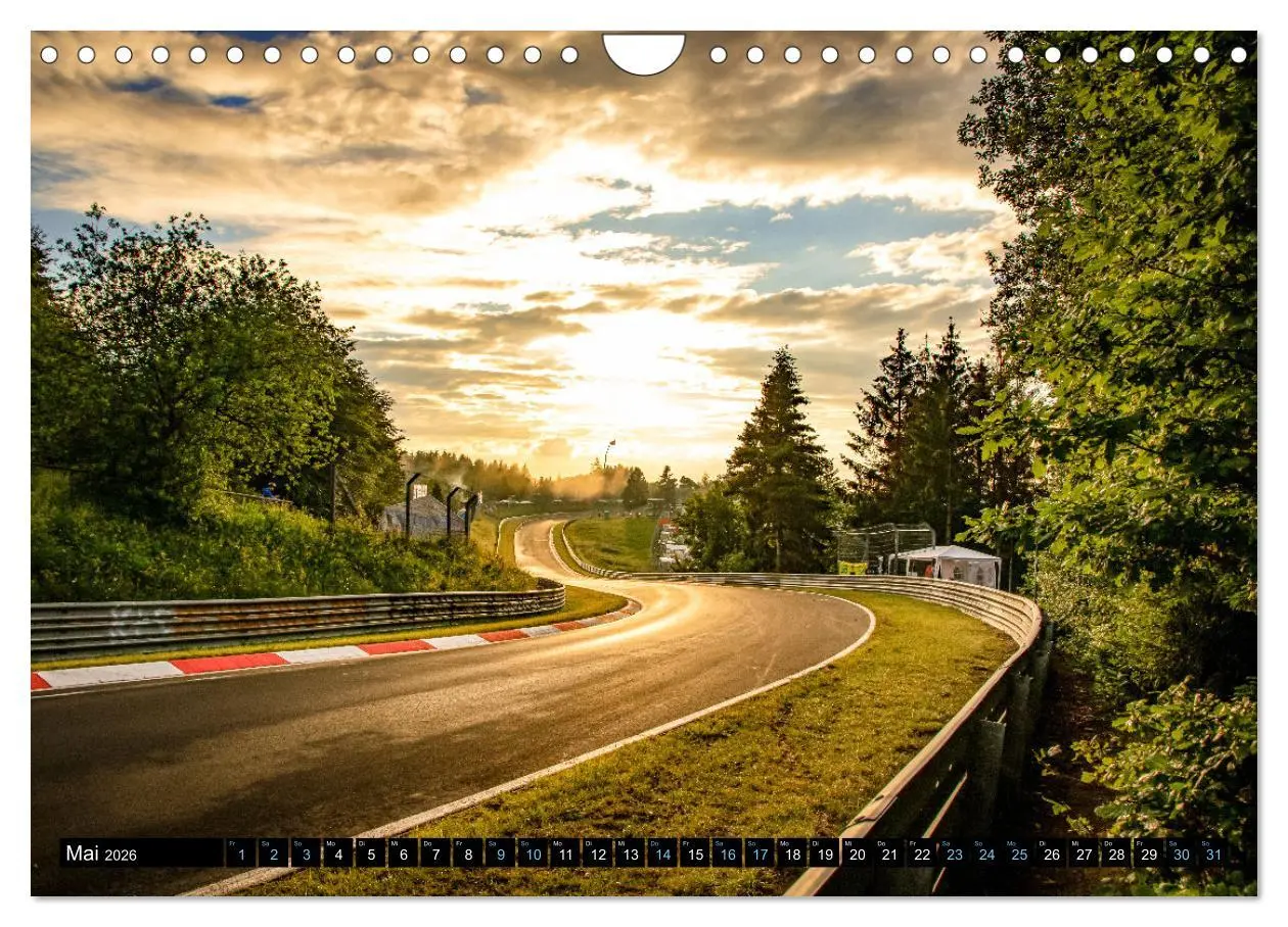 Bild: 9783457668764 | Rennstrecken Impressionen (Wandkalender 2026 DIN A4 quer), CALVENDO...