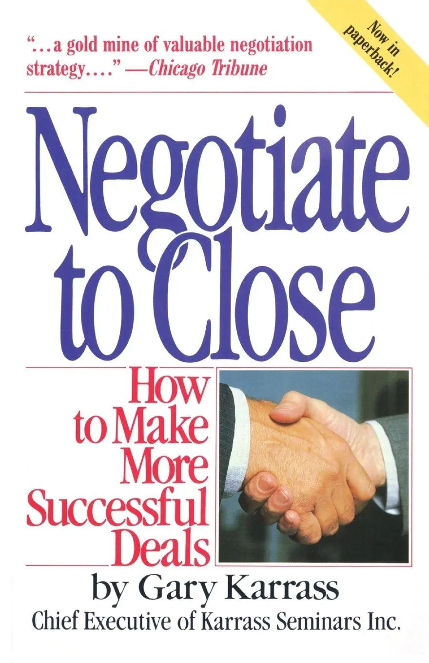 Cover: 9780671628864 | Negotiate to Close | Gary Karrass | Taschenbuch | No Series | Englisch