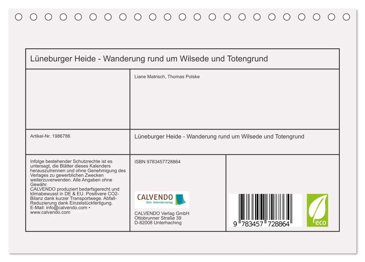 Bild: 9783457728864 | Lüneburger Heide - Wanderung rund um Wilsede und Totengrund...
