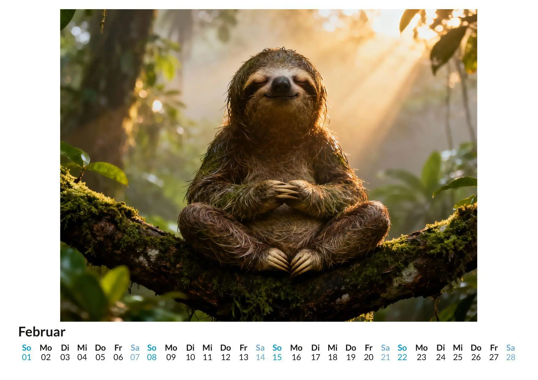 Bild: 9783695328864 | Faultier | Leon Weber | Kalender | Deutsch | 2026 | FlipFlop