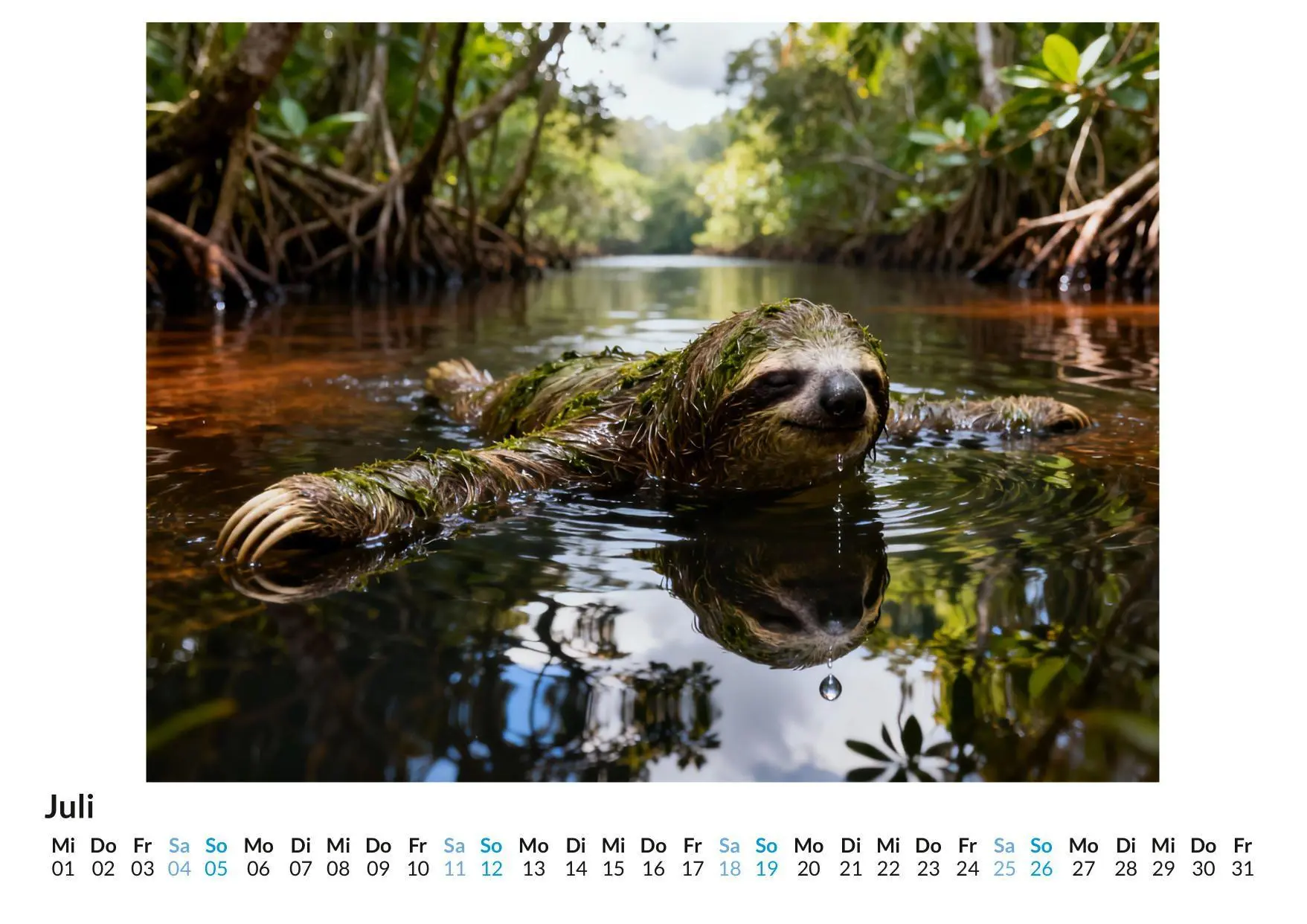 Bild: 9783695328864 | Faultier | Leon Weber | Kalender | Deutsch | 2026 | FlipFlop