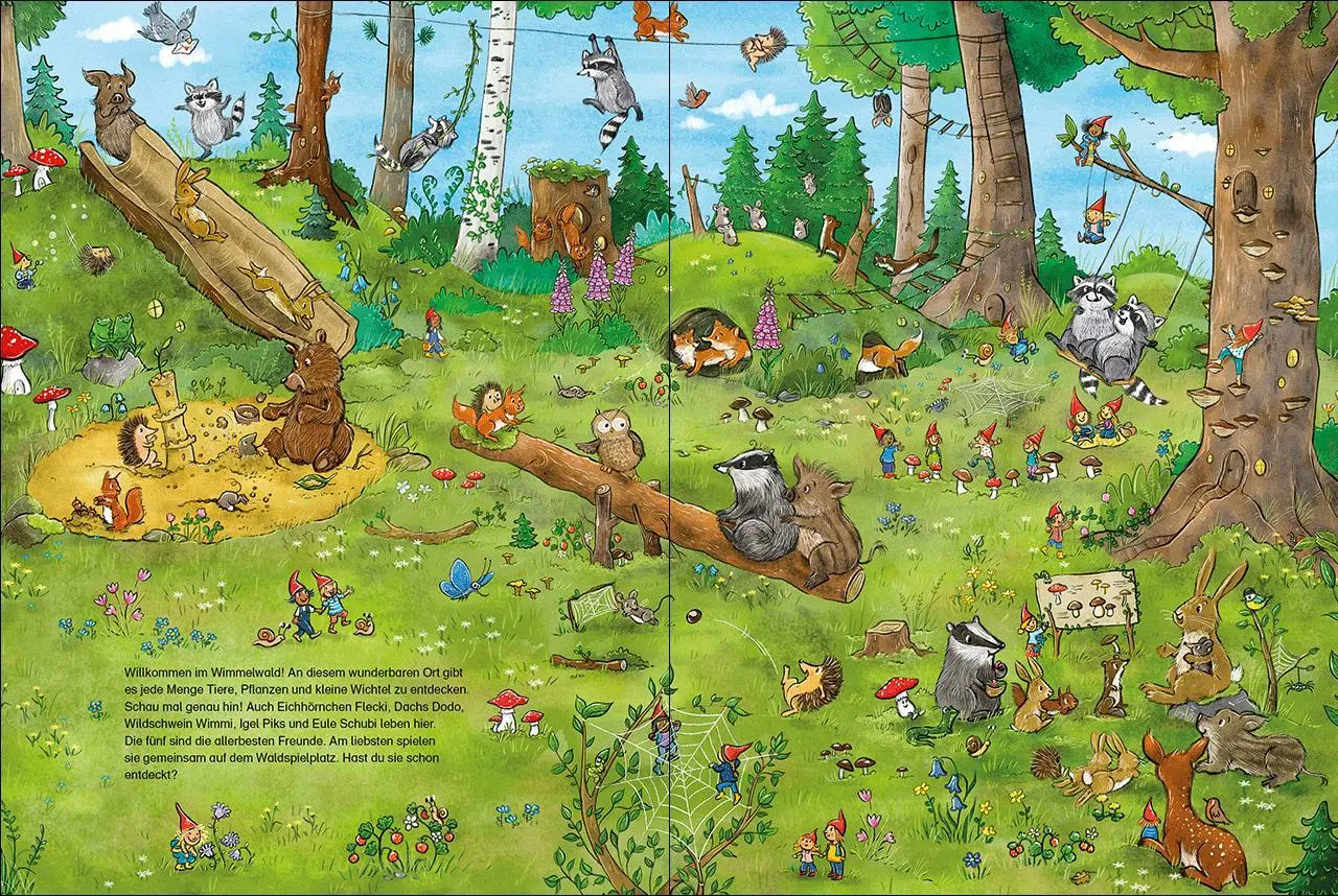 Bild: 9783743218864 | Willkommen im Wimmelwald - Entdecke die Tiere! | Diana Kohne | Buch