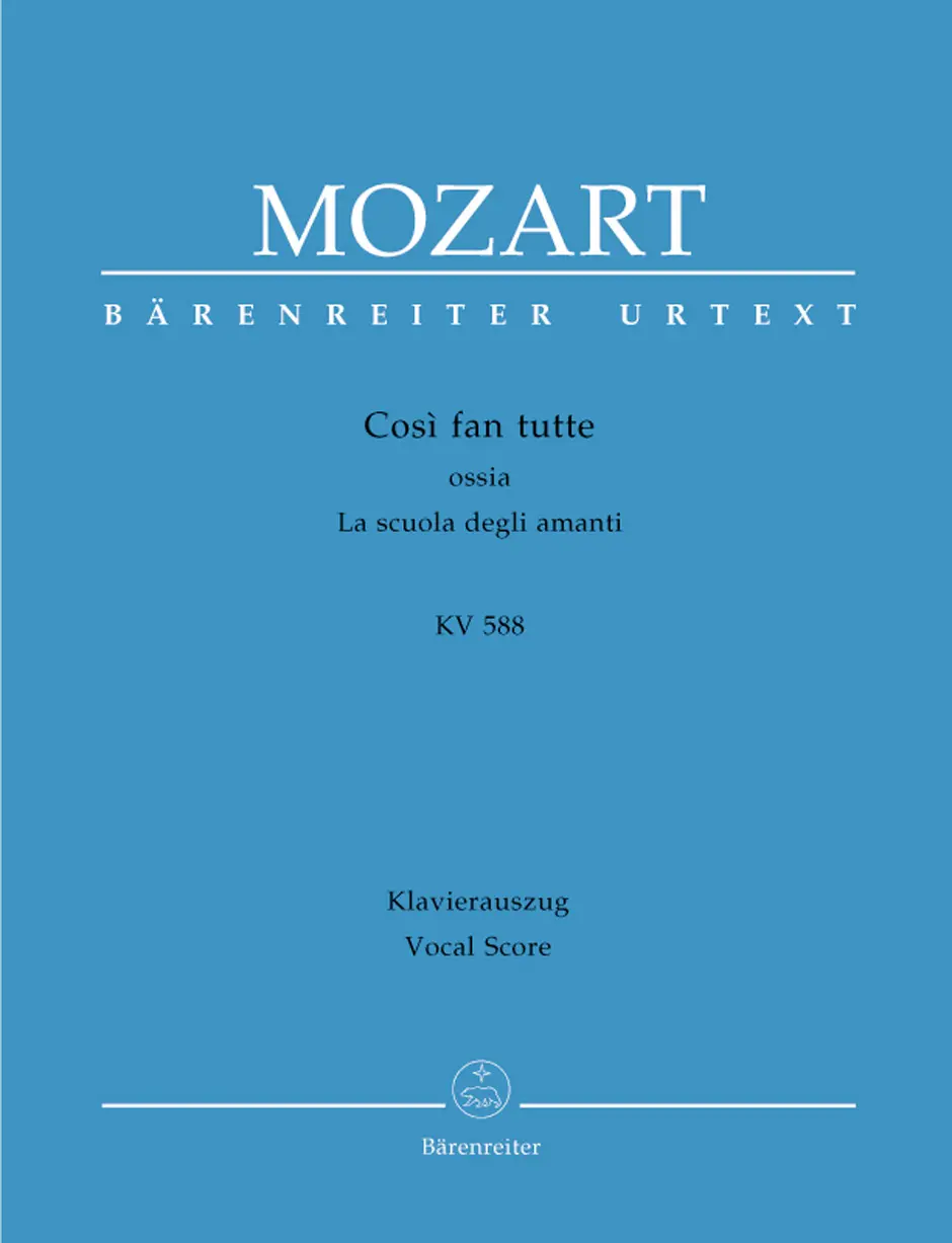 Cover: 9790006568864 | Così fan tutte ossia La scuola degli amanti KV 588 | Mozart | Buch