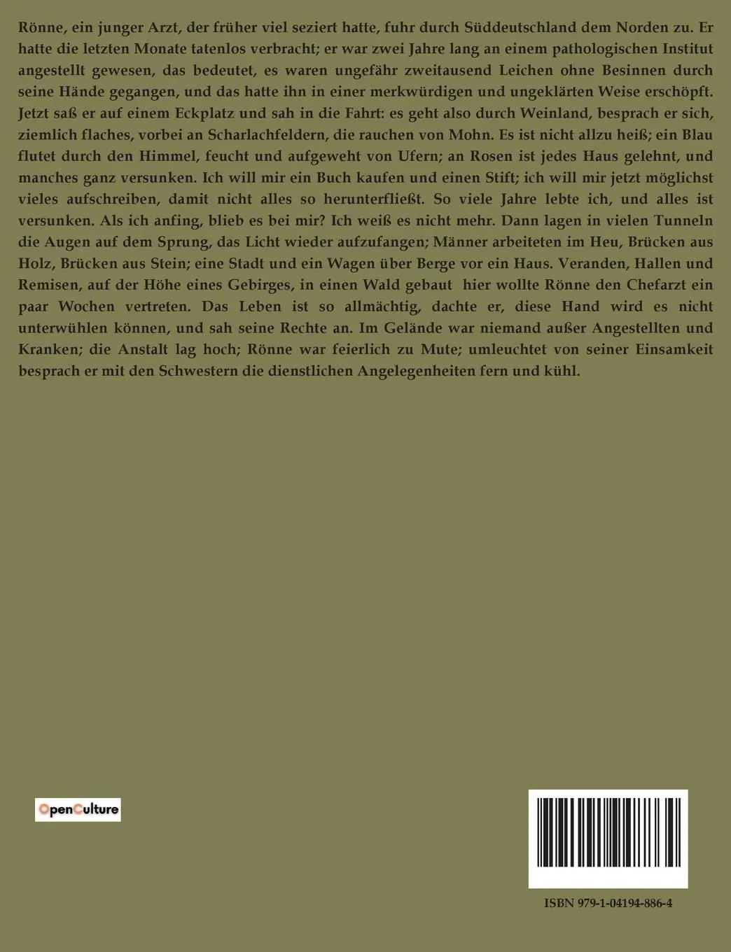 Rückseite: 9791041948864 | Gehirne | Novellen | Gottfried Benn | Taschenbuch | 24 S. | Deutsch
