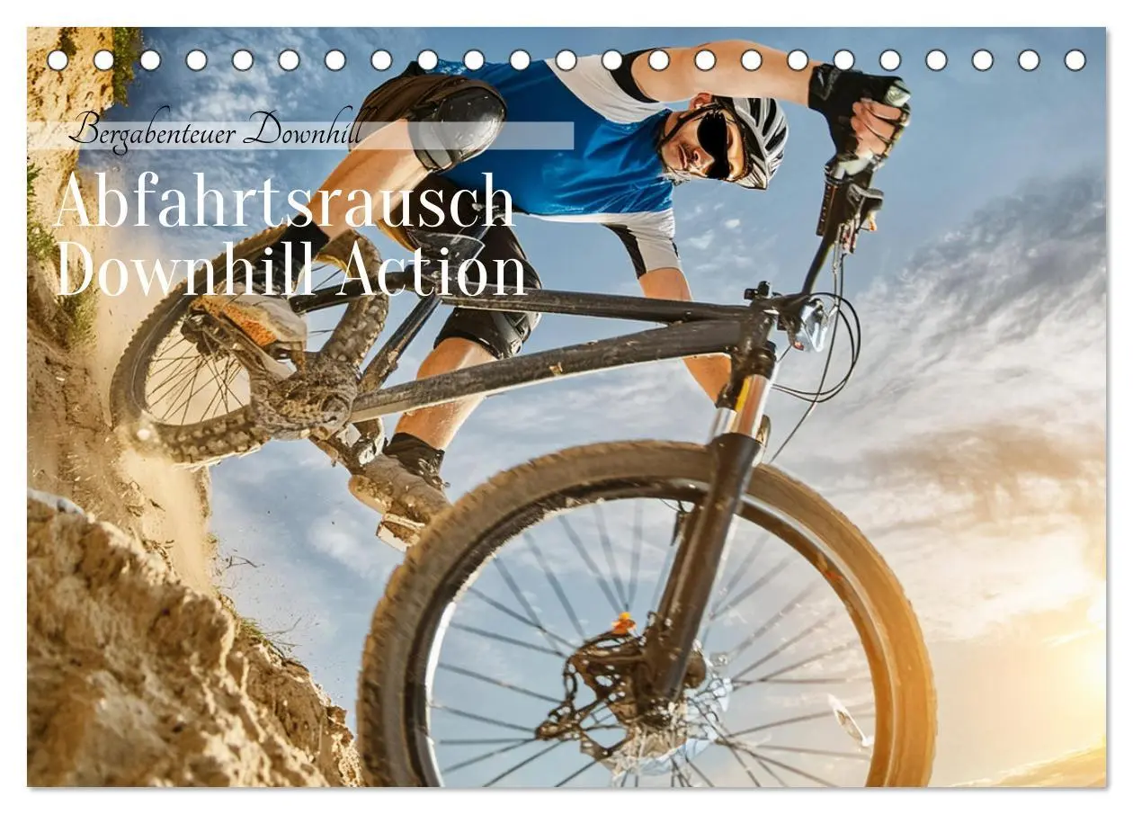 Cover: 9783457408964 | Abfahrtsrausch Downhill Aktion (Tischkalender 2026 DIN A5 quer),...