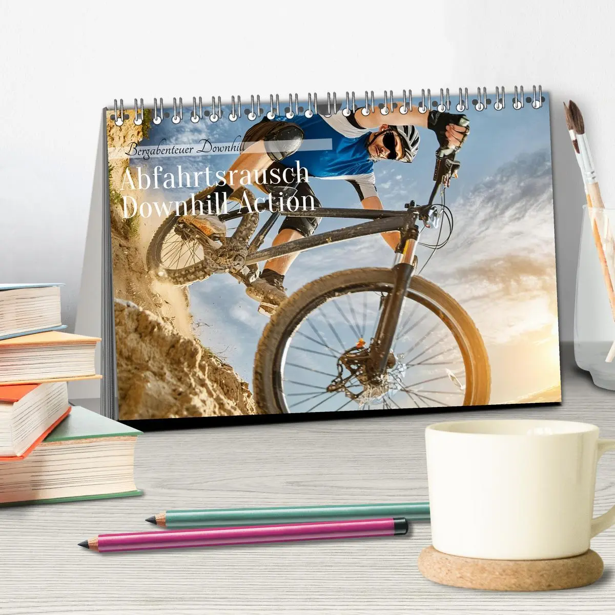 Bild: 9783457408964 | Abfahrtsrausch Downhill Aktion (Tischkalender 2026 DIN A5 quer),...
