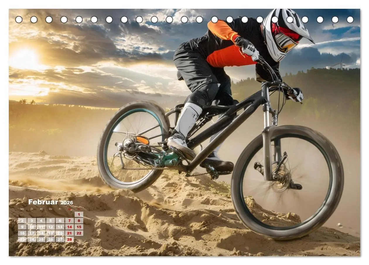 Bild: 9783457408964 | Abfahrtsrausch Downhill Aktion (Tischkalender 2026 DIN A5 quer),...