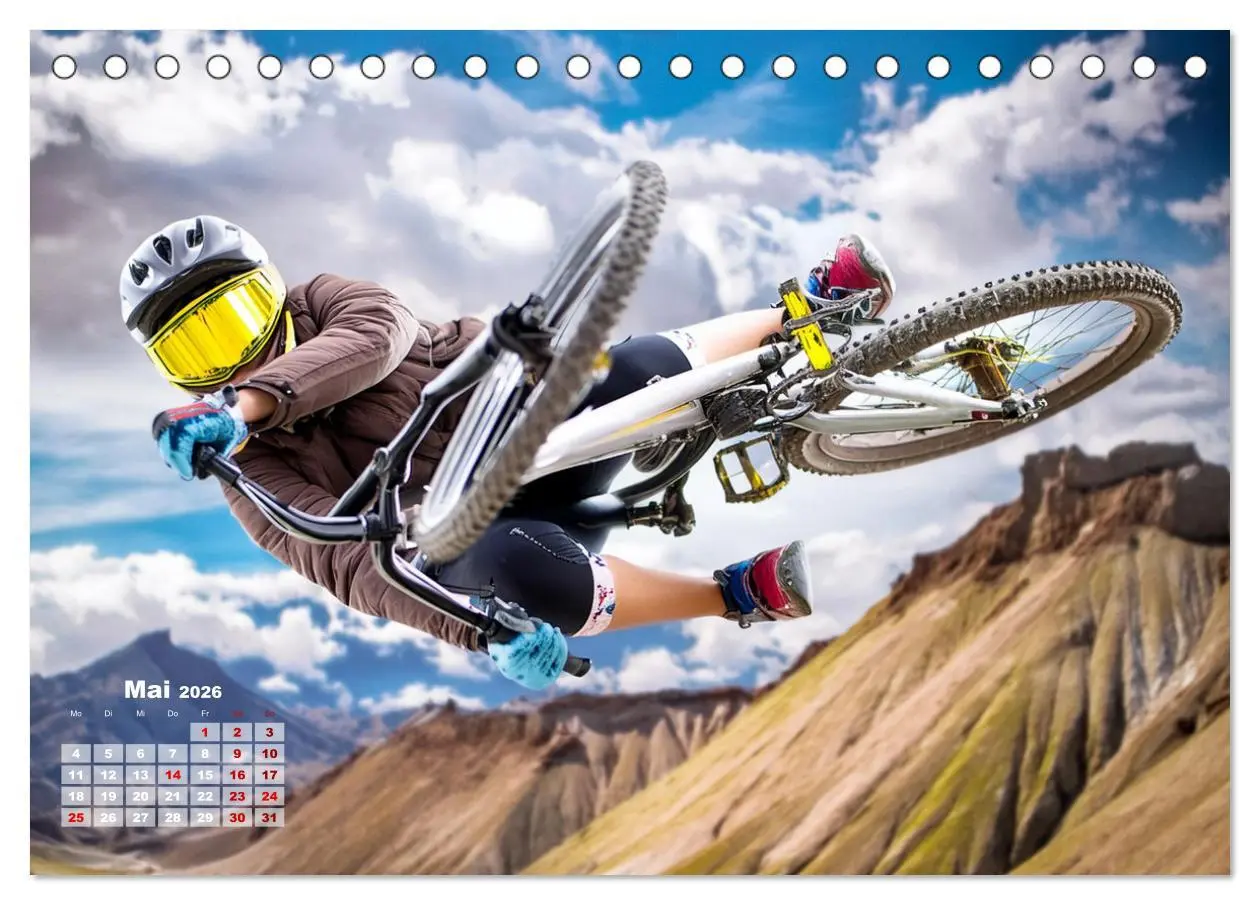 Bild: 9783457408964 | Abfahrtsrausch Downhill Aktion (Tischkalender 2026 DIN A5 quer),...
