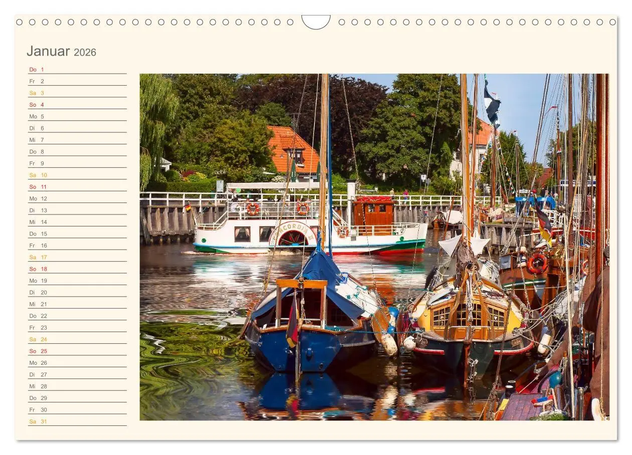 Bild: 9783516118964 | Ostfriesland - Museumshafen Carolinensiel (Wandkalender 2026 DIN A3...