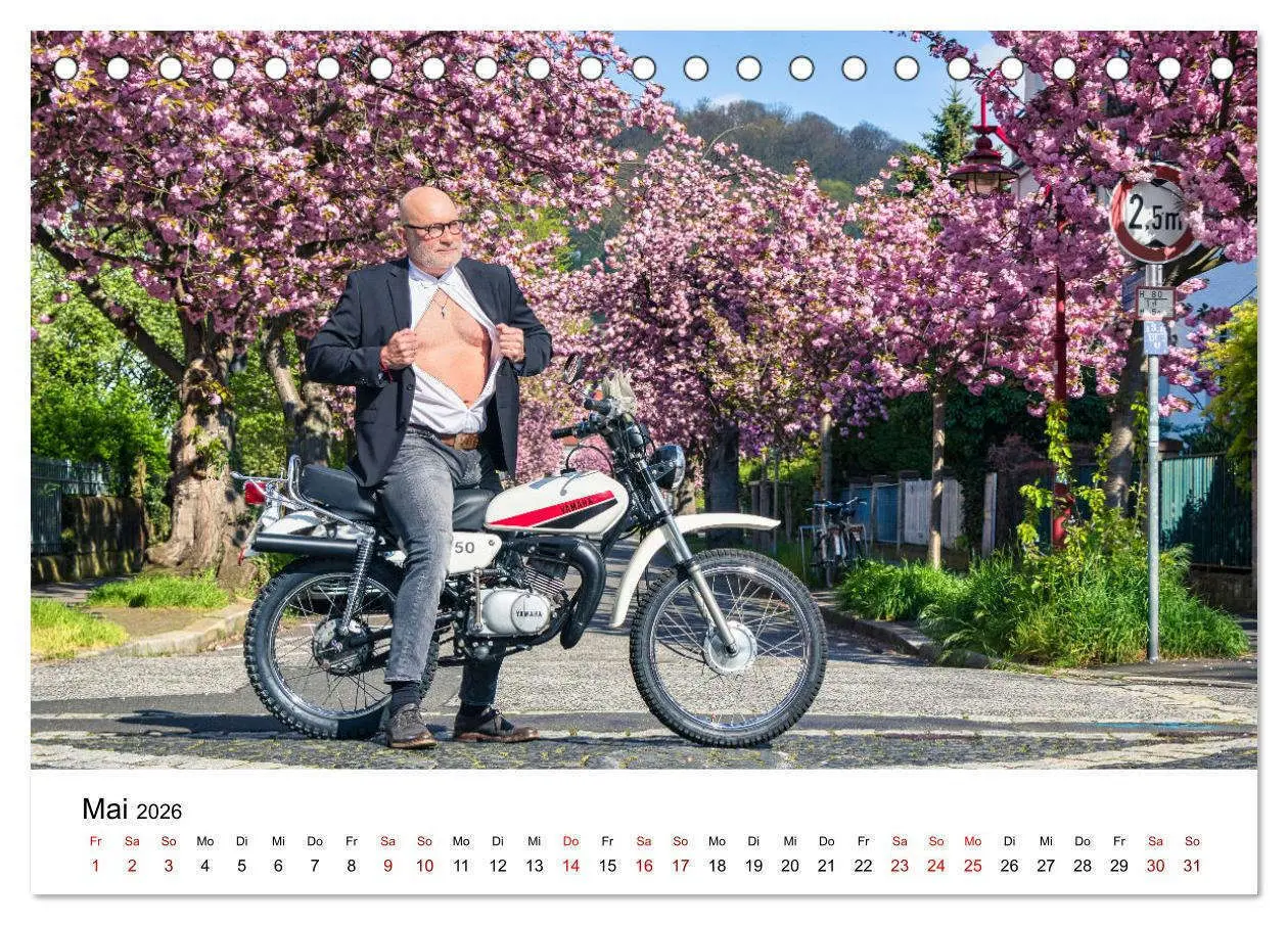 Bild: 9783516598964 | Echte Männer, coole Mopeds (Tischkalender 2026 DIN A5 quer),...