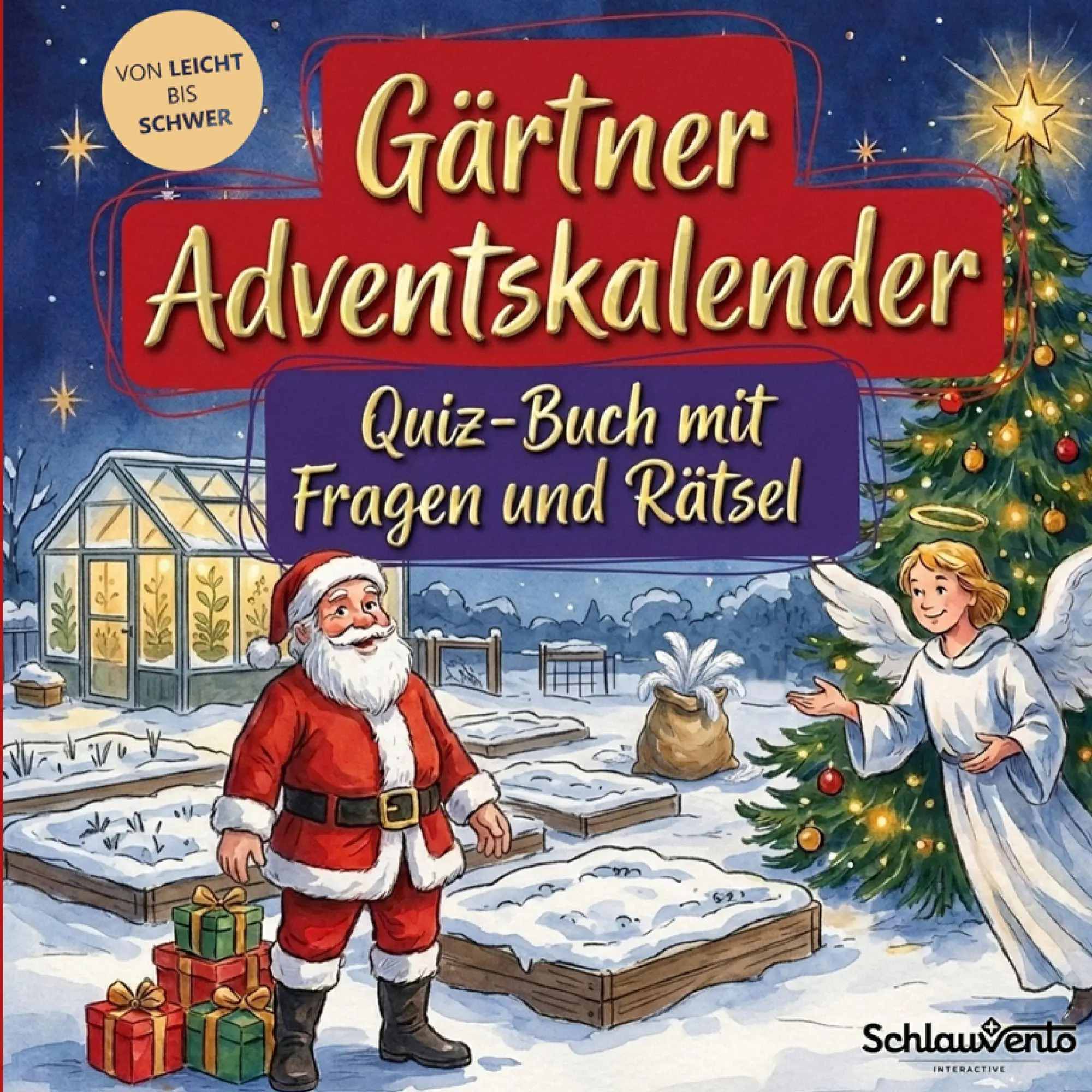 Cover: 9783693198964 | Gärtner-Adventskalender: Quiz-Buch mit Fragen und Rätsel | Interactive