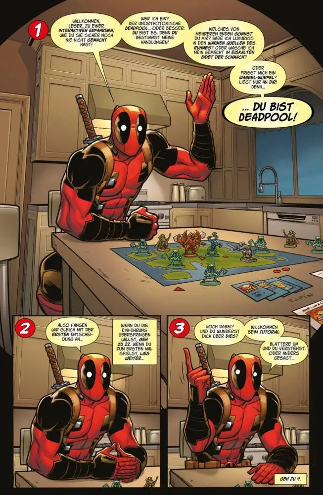 Bild: 9783741608964 | Du bist Deadpool - Der interaktive Spiele-Comic | Al Ewing (u. a.)