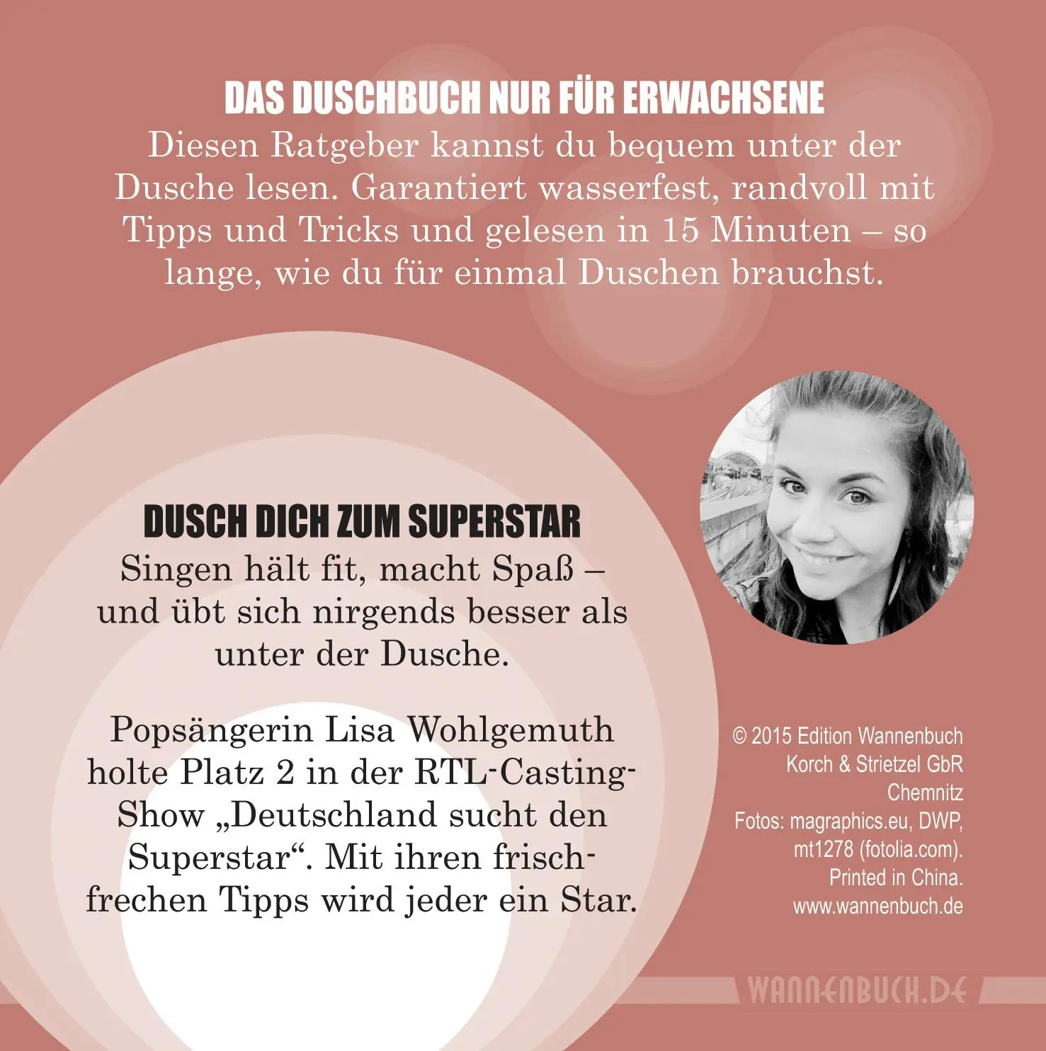 Rückseite: 9783981598964 | Dusch dich zum Superstar | Der Vocalcoach für die Dusche (Duschbuch)