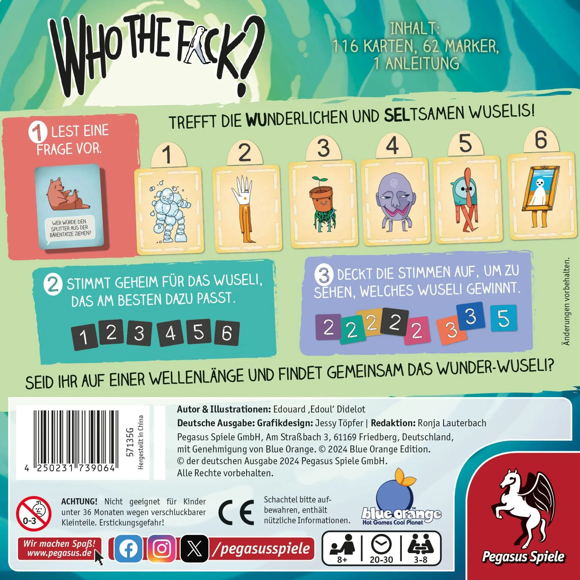 Bild: 4250231739064 | Who the F*ck? | Edouard 'Edoul' Didelot | Spiel | 57135G | Deutsch