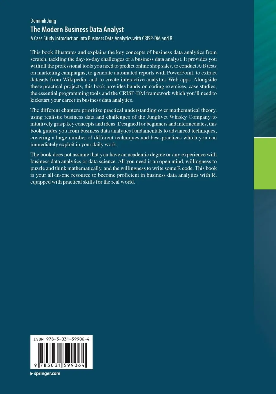 Rückseite: 9783031599064 | The Modern Business Data Analyst | Dominik Jung | Taschenbuch | xviii