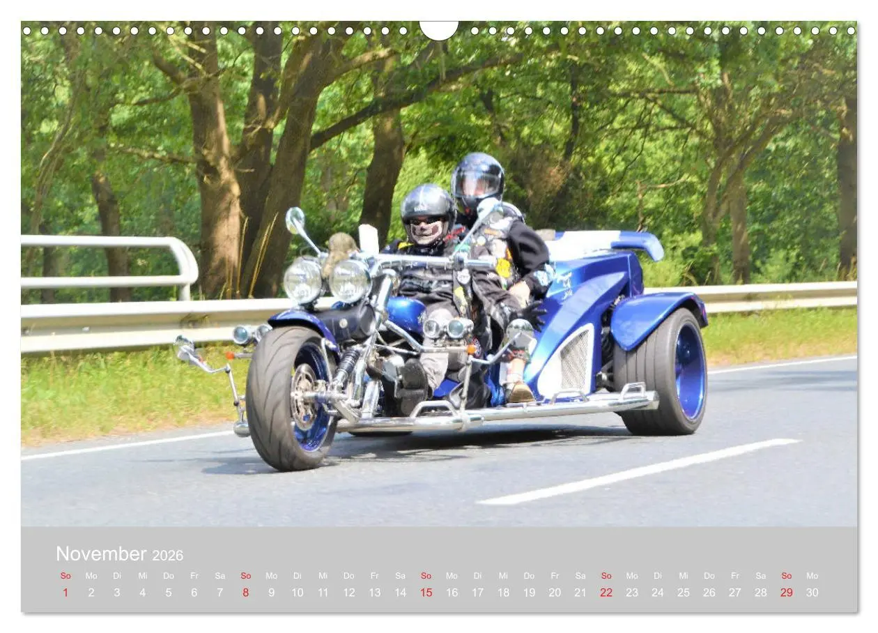 Bild: 9783457779064 | TRIKER on Tour (Wandkalender 2026 DIN A3 quer), CALVENDO...