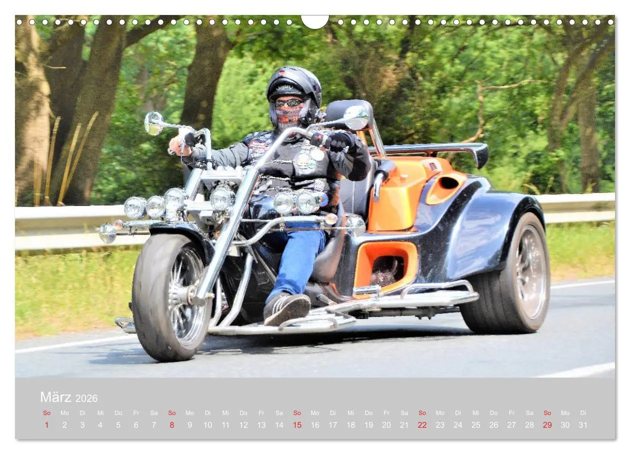 Bild: 9783457779064 | TRIKER on Tour (Wandkalender 2026 DIN A3 quer), CALVENDO...