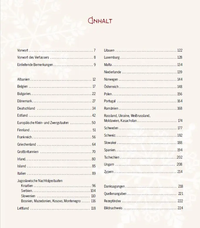 Bild: 9783702509064 | Europäisches Weihnachtskochbuch | Rezepte · Bräuche · Spezialitäten