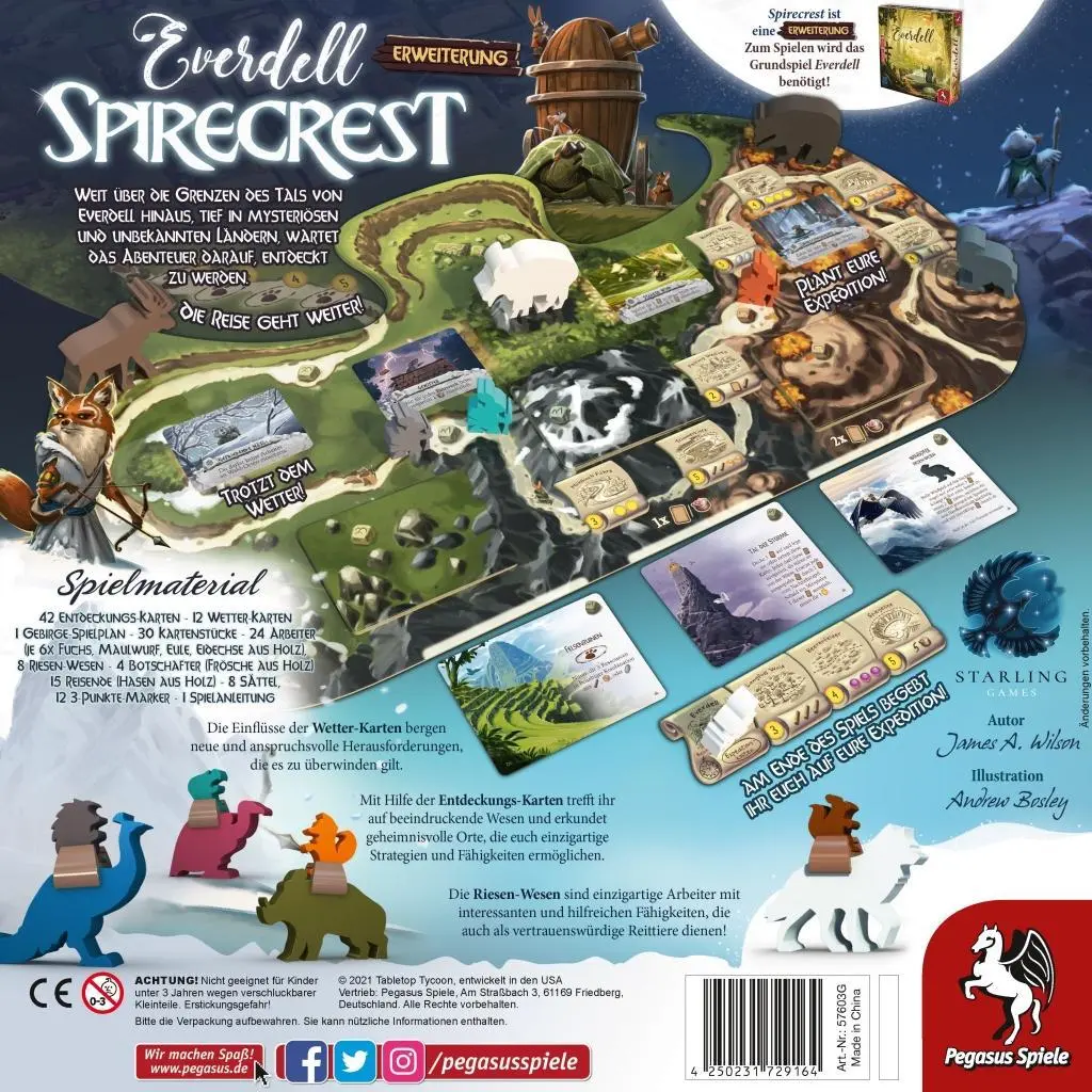 Bild: 4250231729164 | Everdell: Spirecrest | Spiel | 57603G | Deutsch | 2021