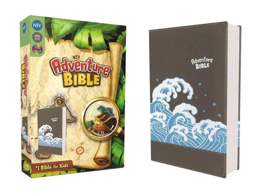 Cover: 9780310759164 | Niv, Adventure Bible, Leathersoft, Gray, Full Color Interior | Buch