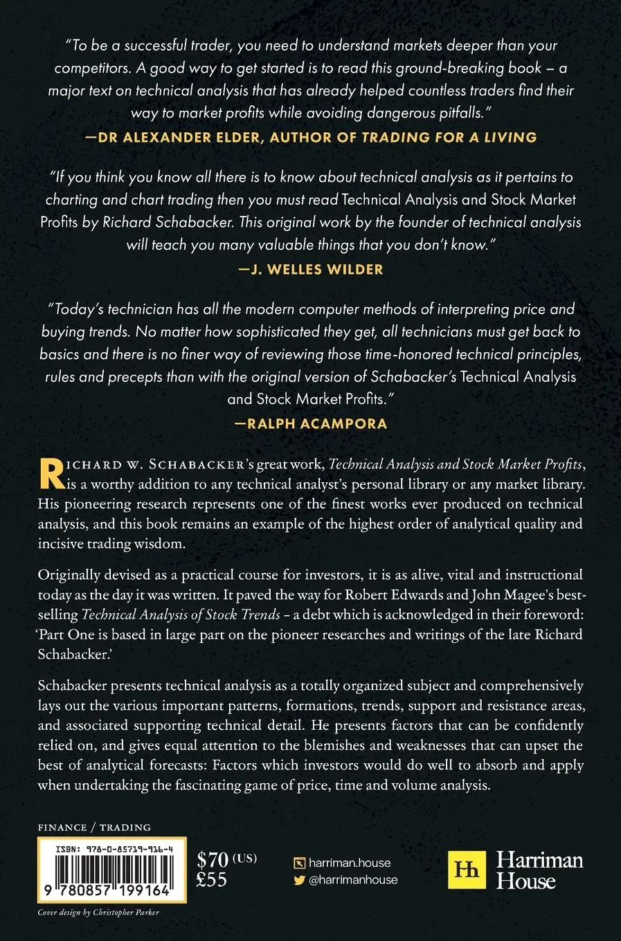 Rückseite: 9780857199164 | Technical Analysis and Stock Market Profits | Richard Schabacker