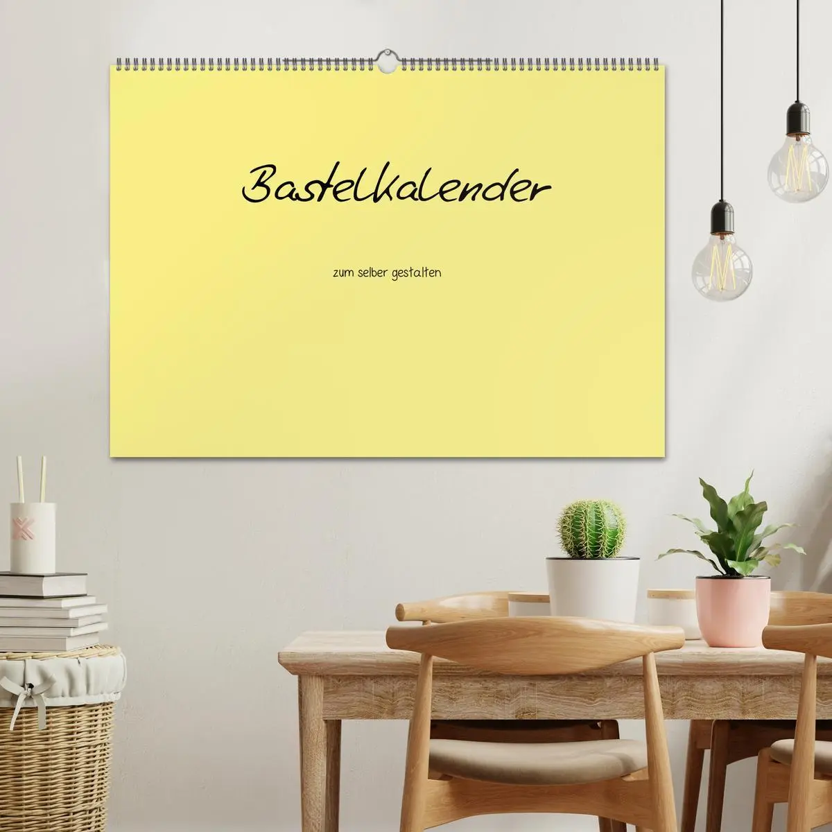 Bild: 9783516169164 | Bastelkalender - Gelb (Wandkalender 2026 DIN A2 quer), CALVENDO...