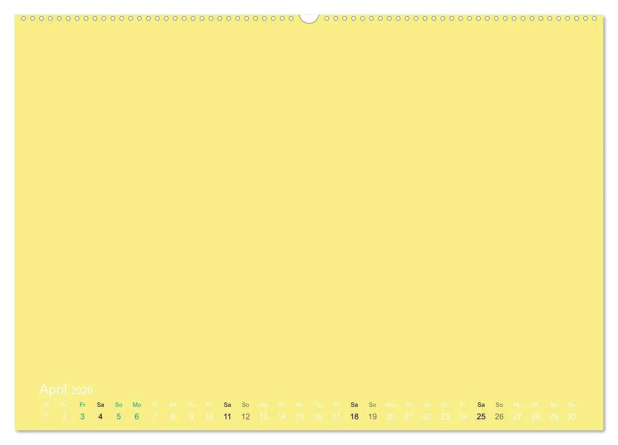 Bild: 9783516169164 | Bastelkalender - Gelb (Wandkalender 2026 DIN A2 quer), CALVENDO...