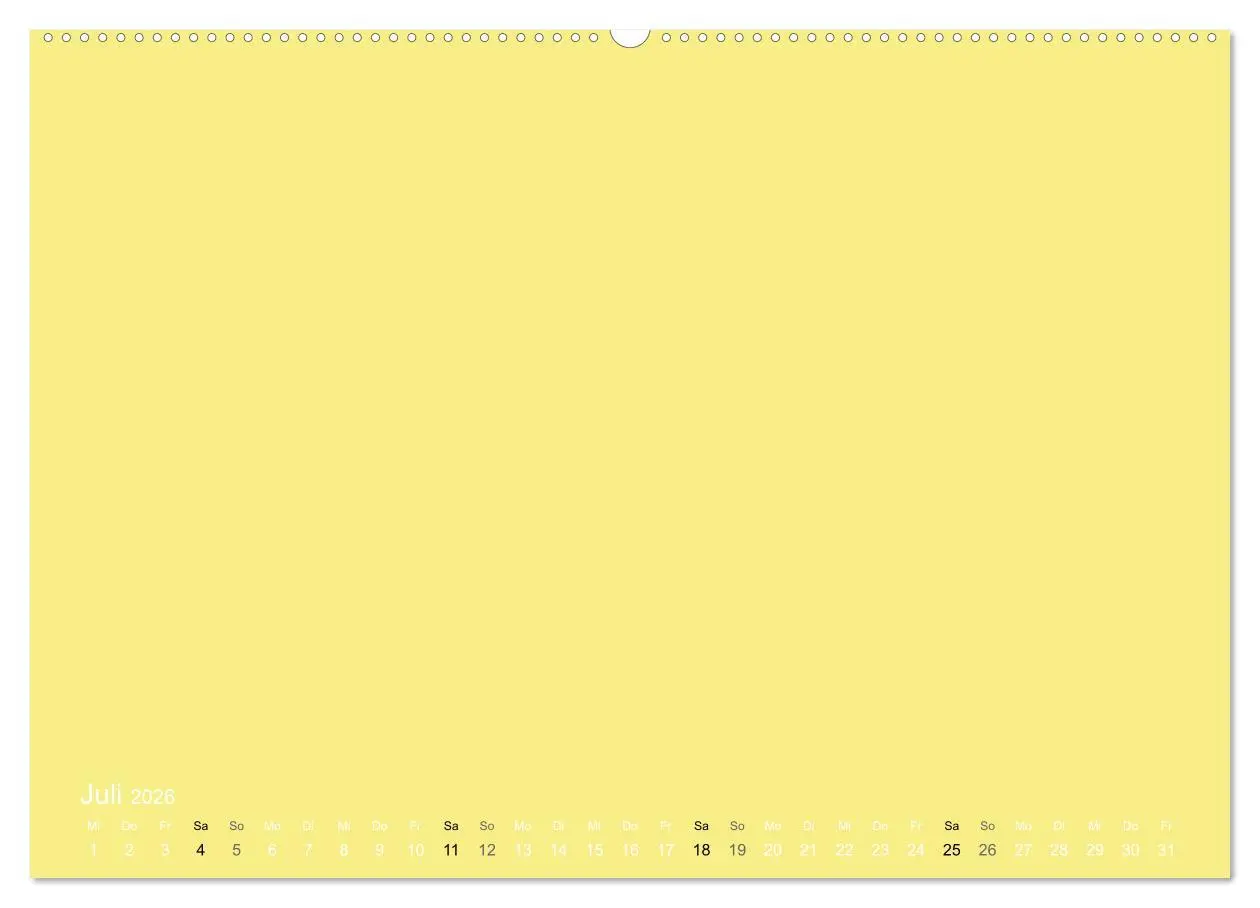 Bild: 9783516169164 | Bastelkalender - Gelb (Wandkalender 2026 DIN A2 quer), CALVENDO...
