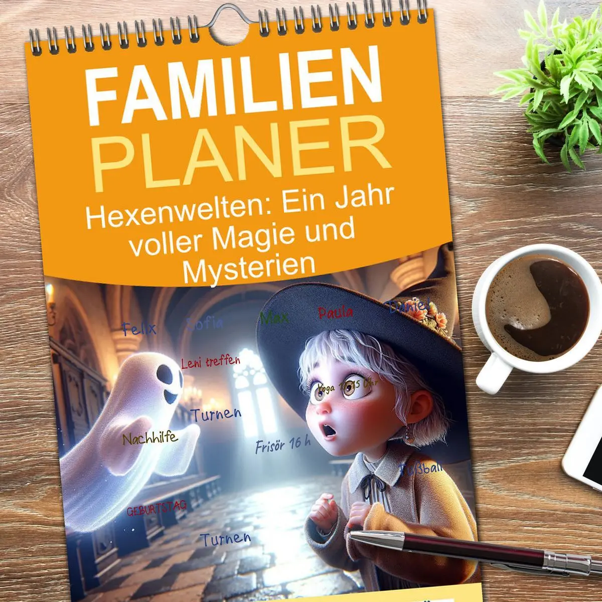 Bild: 9783516619164 | Familienplaner 2026 - Hexenwelten: Ein Jahr voller Magie und...