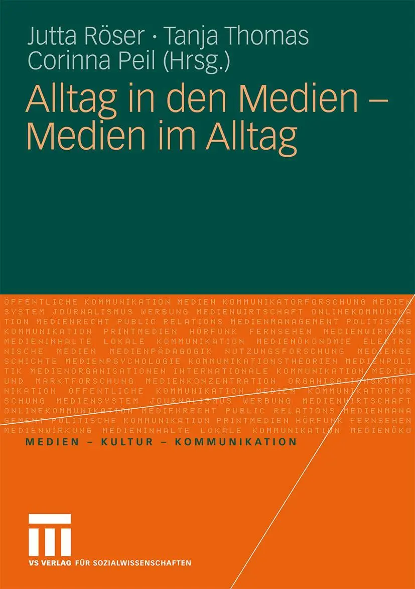 Cover: 9783531159164 | Alltag in den Medien - Medien im Alltag | Jutta Röser (u. a.) | Buch