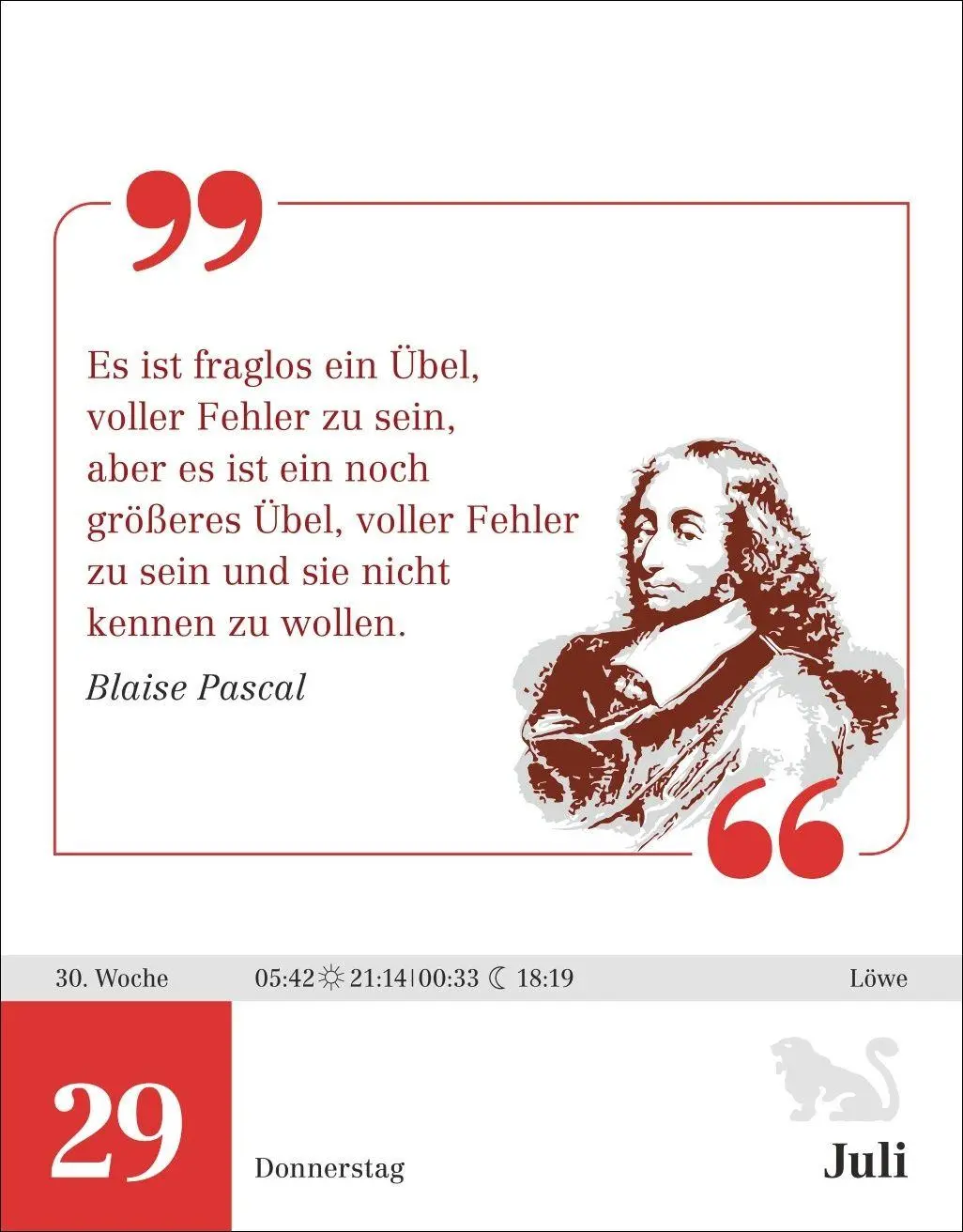 Bild: 9783840039164 | Der Philosophie-Kalender Tagesabreißkalender 2027 | Brüning (u. a.)