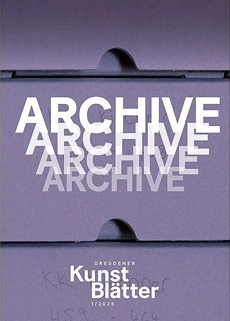 Cover: 9783954989164 | Dresdener Kunstblätter 1/2026 | Archive | Dresden | Buch | 62 S.