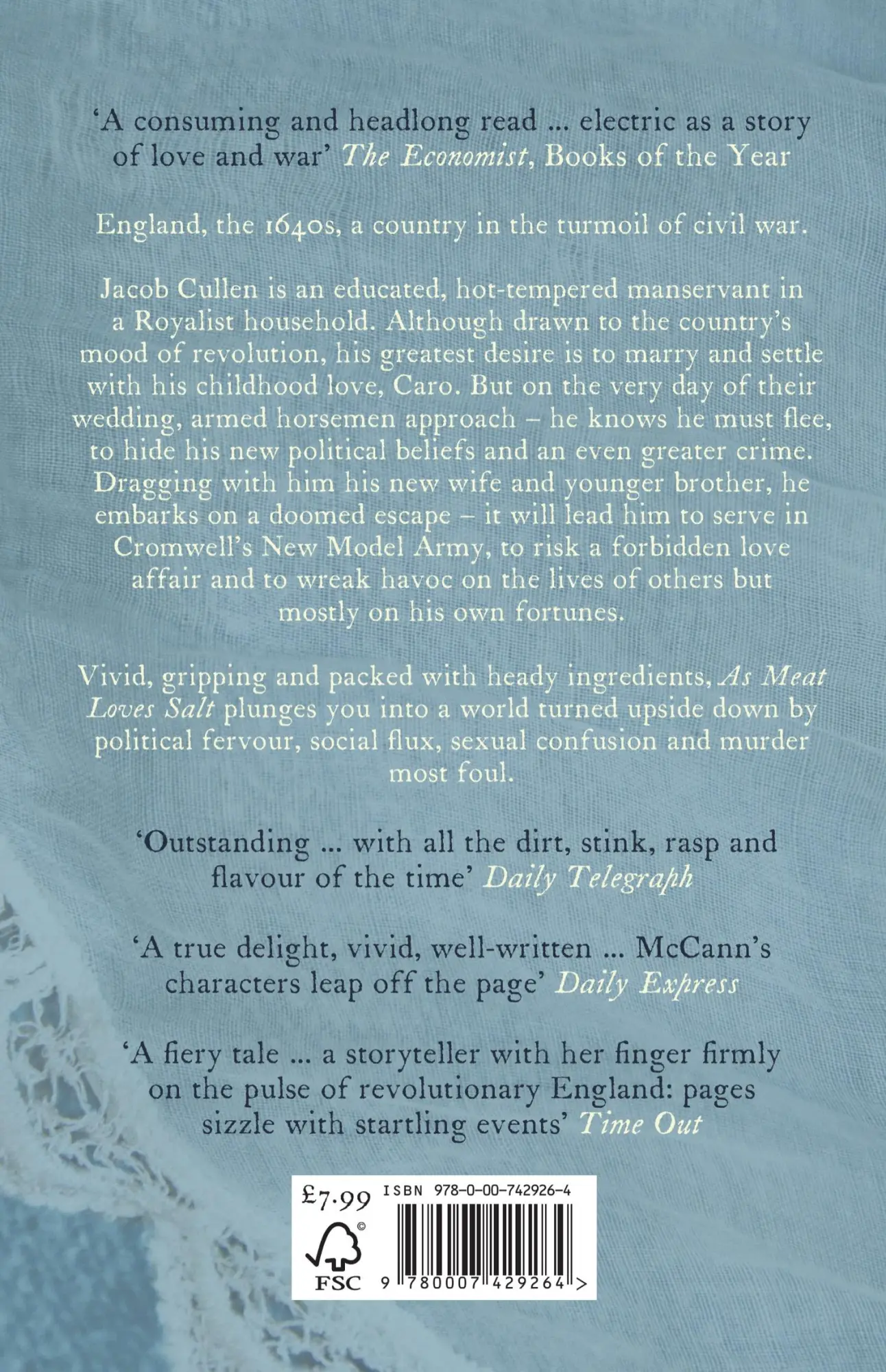 Rückseite: 9780007429264 | As Meat Loves Salt | Maria McCann | Taschenbuch | Englisch | 2011
