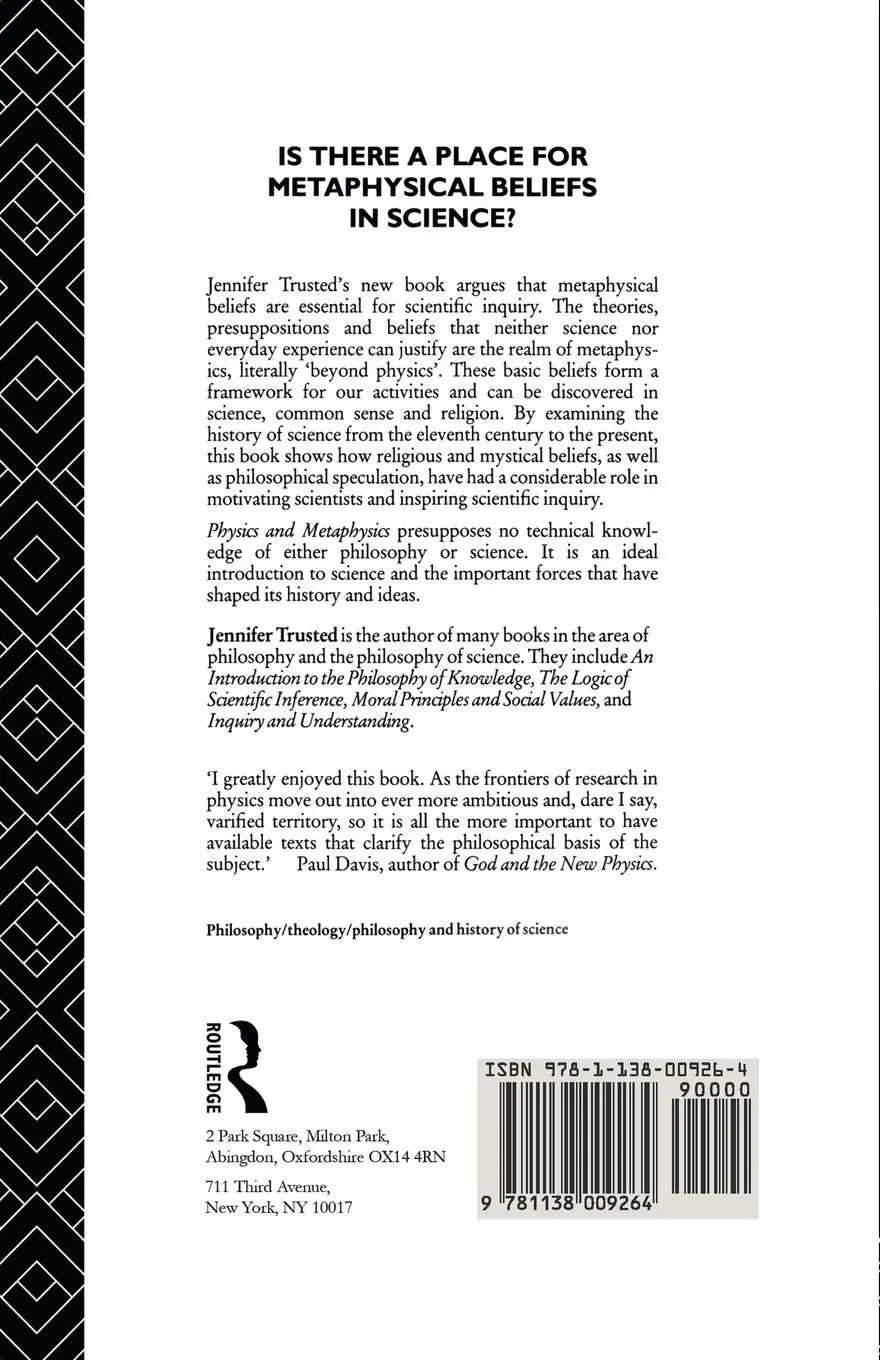 Rückseite: 9781138009264 | Physics and Metaphysics | Theories of Space and Time | Trusted | Buch