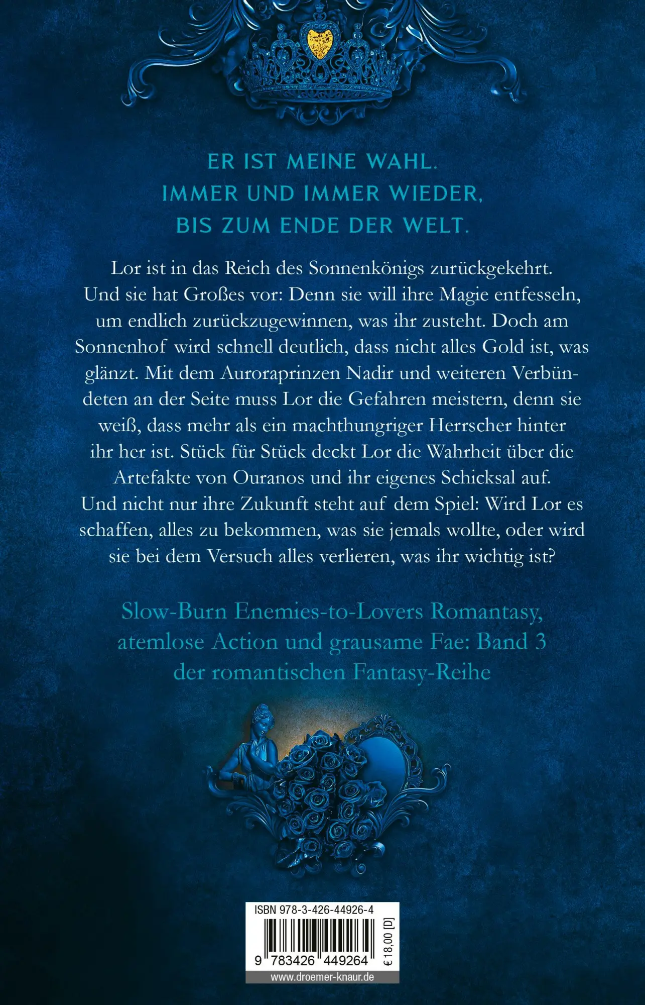 Rückseite: 9783426449264 | Fate of the Sun King | Nisha J. Tuli | Taschenbuch | 512 S. | Deutsch