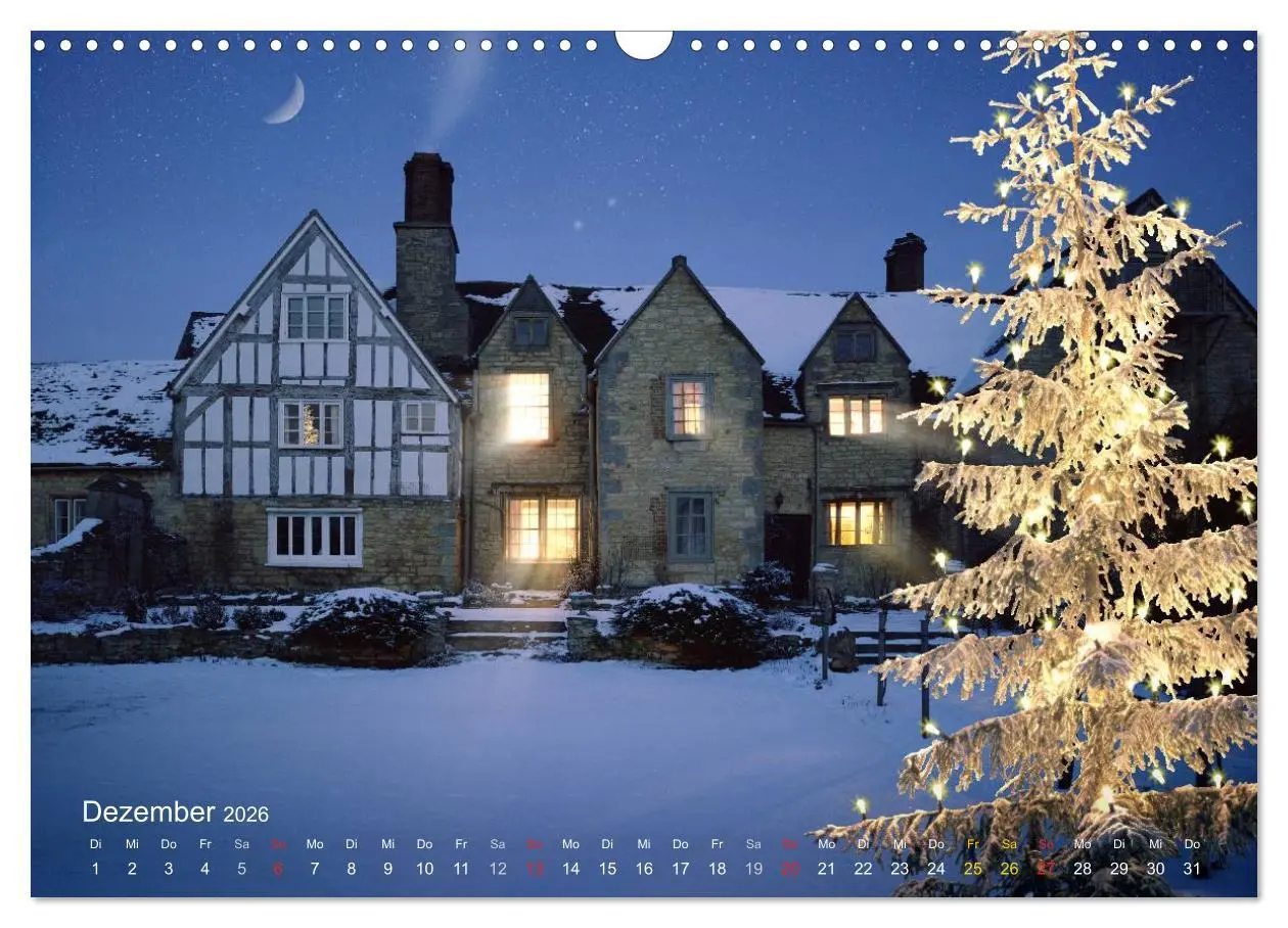 Bild: 9783516089264 | Mondnacht (Wandkalender 2026 DIN A3 quer), CALVENDO Monatskalender