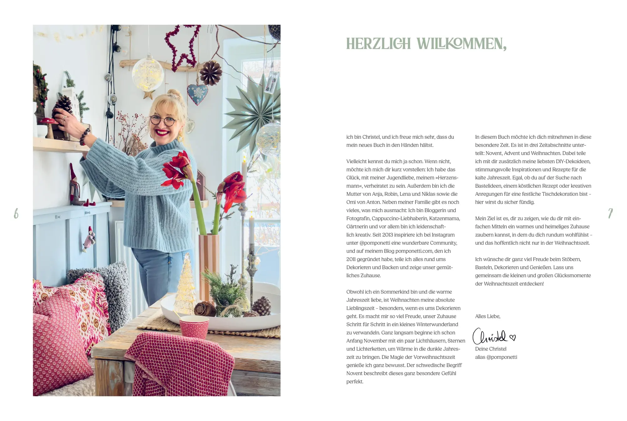 Bild: 9783838839264 | Weihnachtsglück mit @pomponetti | Christel Harnisch | Buch | 144 S.