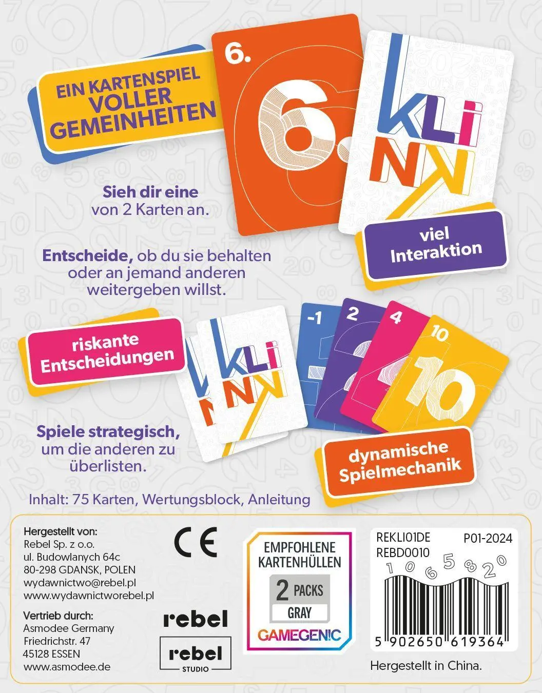 Bild: 5902650619364 | Klink | Darrel Cannon | Spiel | REBD0010 | Deutsch | 2024