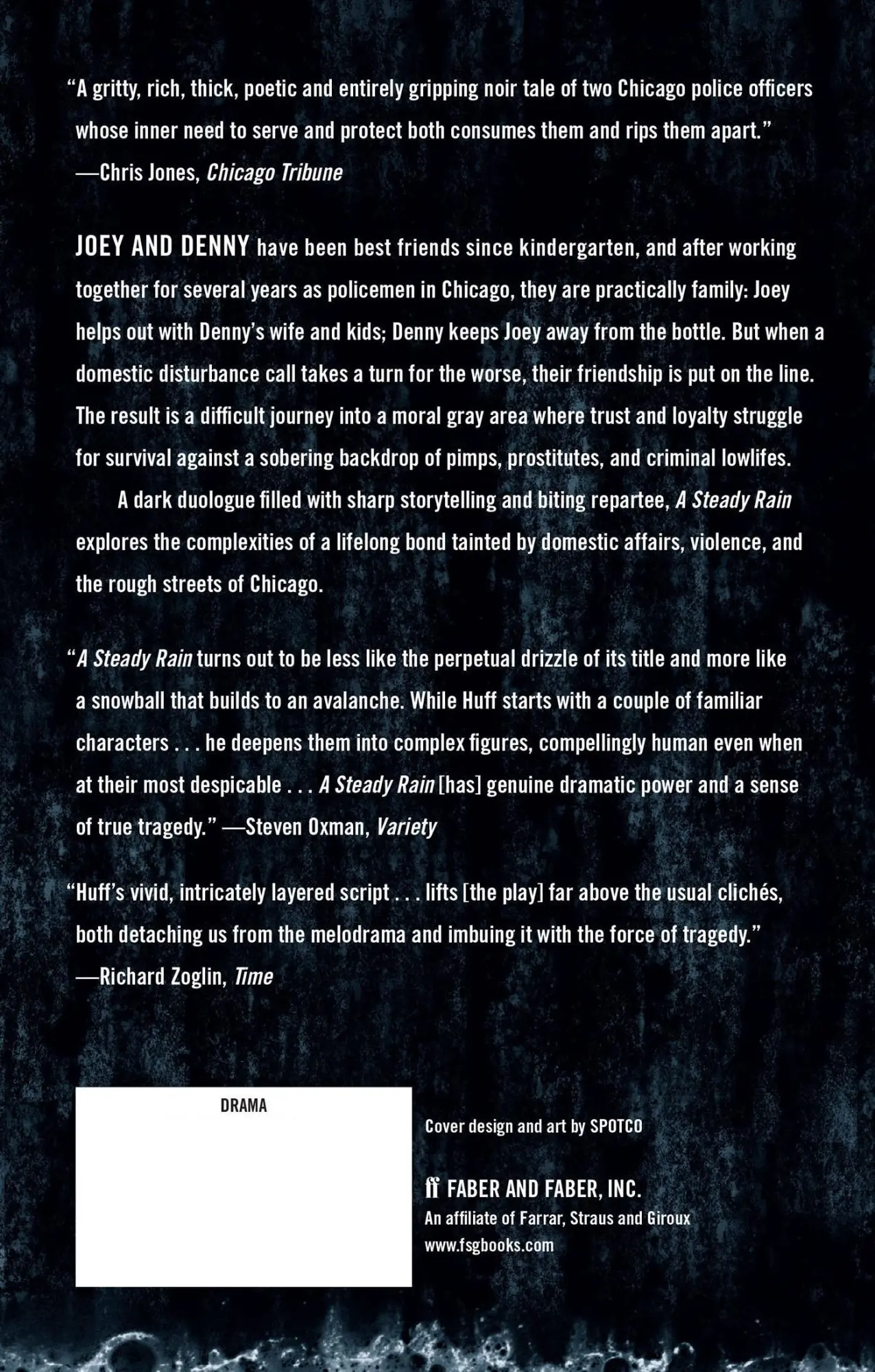 Rückseite: 9780865479364 | A Steady Rain | Keith Huff | Taschenbuch | Kartoniert / Broschiert