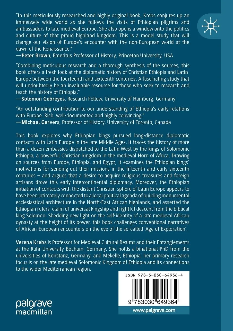 Rückseite: 9783030649364 | Medieval Ethiopian Kingship, Craft, and Diplomacy with Latin Europe