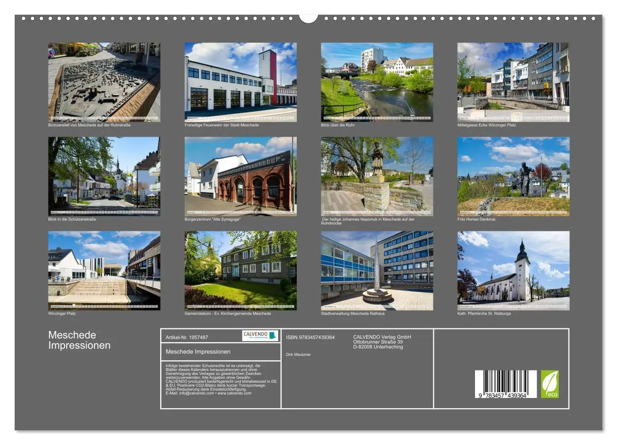 Bild: 9783457439364 | Meschede Impressionen (hochwertiger Premium Wandkalender 2026 DIN...