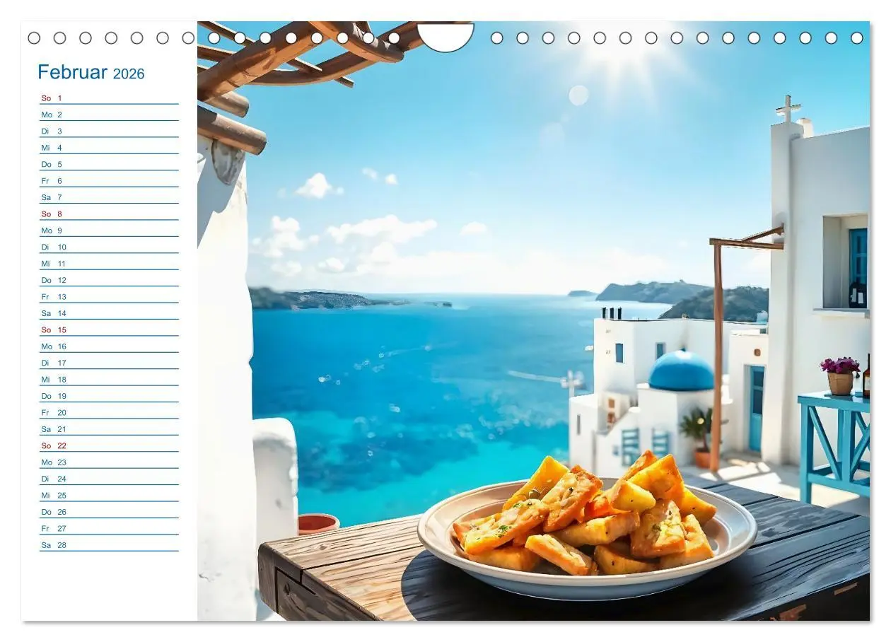 Bild: 9783457989364 | Zwölf Teller Sonne - Kulinarisch durchs Griechenjahr (Wandkalender...