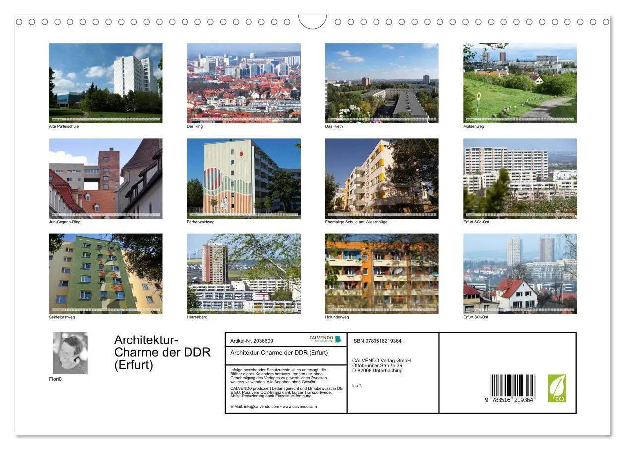 Bild: 9783516219364 | Architektur-Charme der DDR (Erfurt) (Wandkalender 2026 DIN A3...