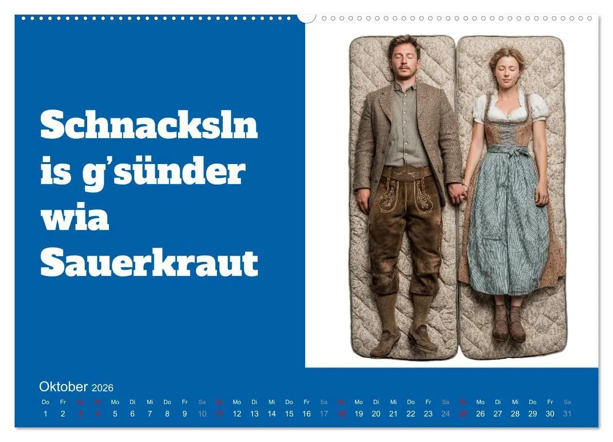 Bild: 9783516699364 | Bayerisch flirten, Gspusi! Bayern Kalender mit Dialekt und Mundart...