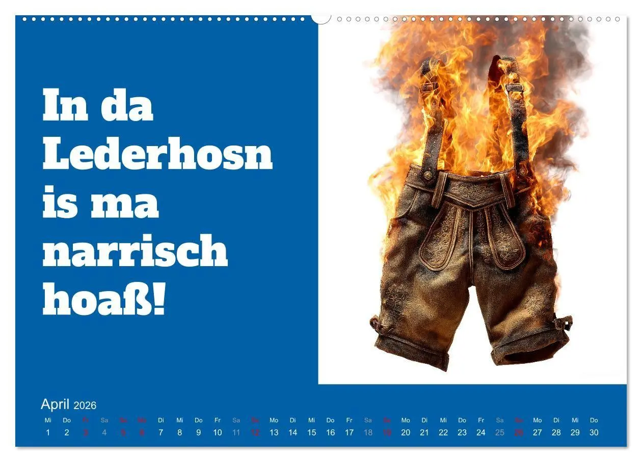 Bild: 9783516699364 | Bayerisch flirten, Gspusi! Bayern Kalender mit Dialekt und Mundart...