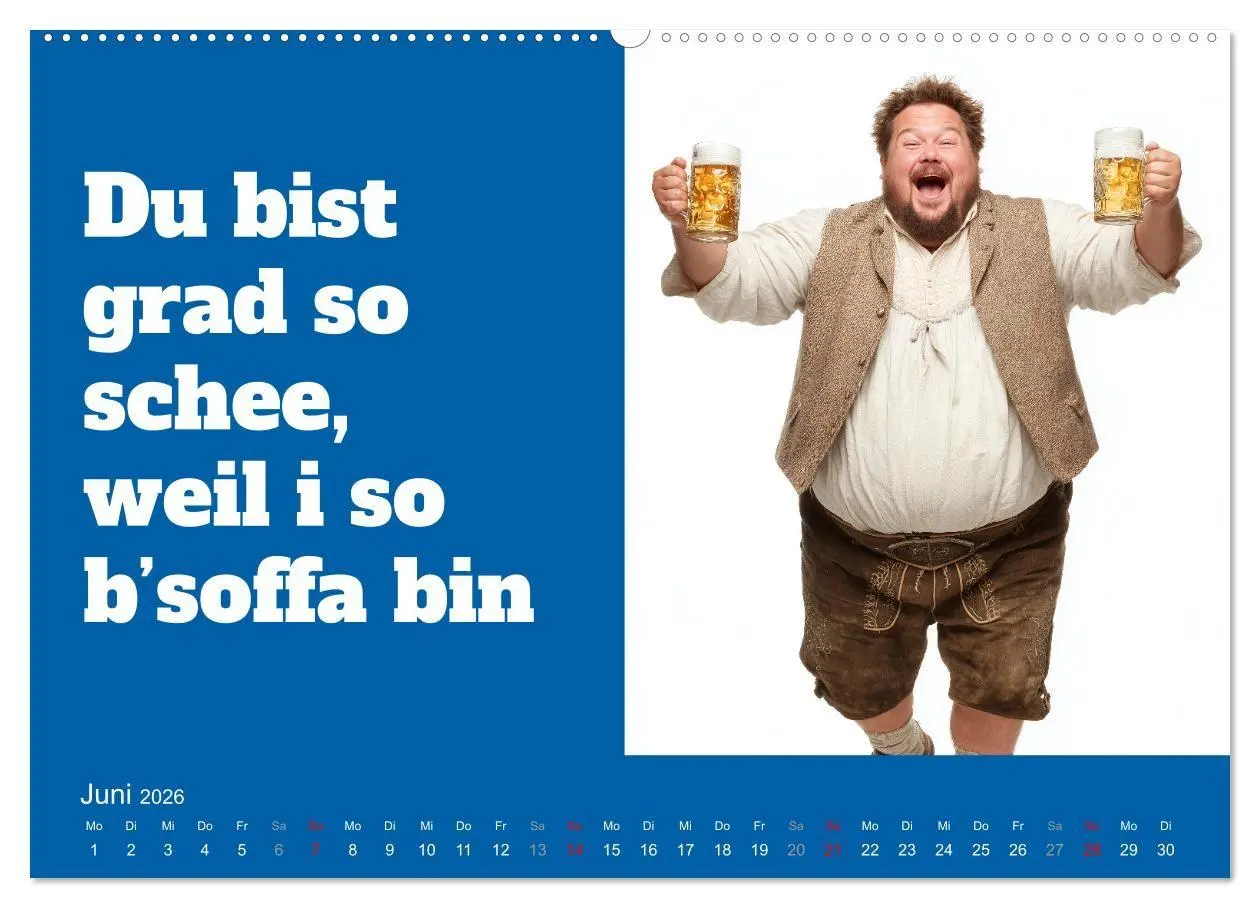 Bild: 9783516699364 | Bayerisch flirten, Gspusi! Bayern Kalender mit Dialekt und Mundart...