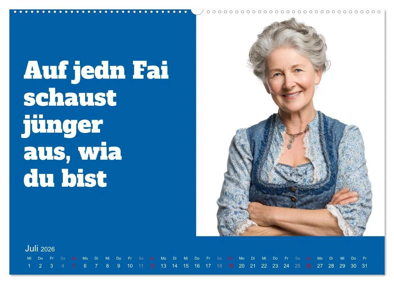 Bild: 9783516699364 | Bayerisch flirten, Gspusi! Bayern Kalender mit Dialekt und Mundart...