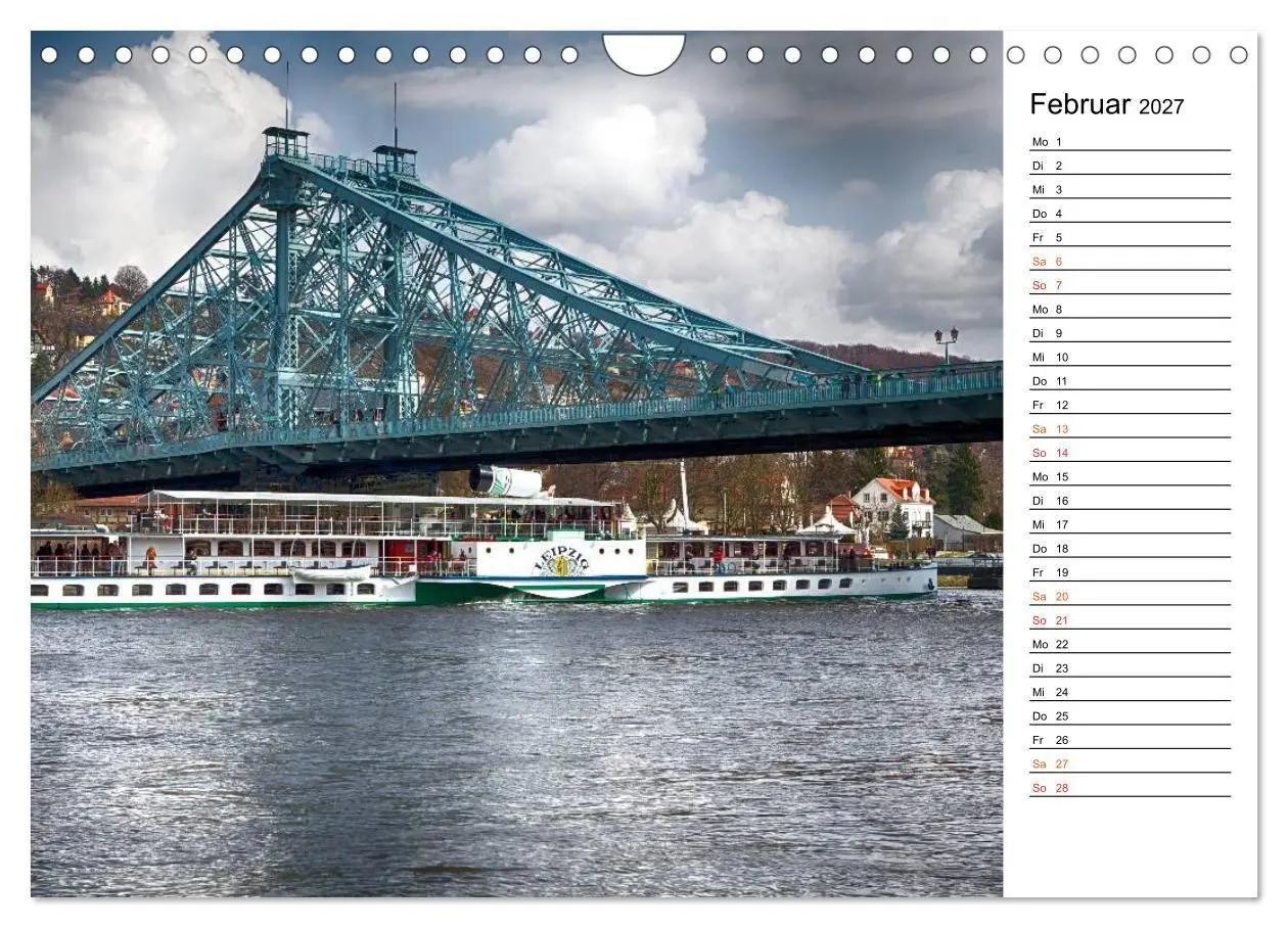 Bild: 9783569929364 | Schaufelraddampfer (Wandkalender 2027 DIN A4 quer), CALVENDO...
